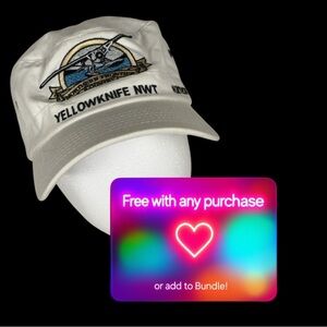 🆓 ADD ON: Unisex White Adult Cap Yellowknife